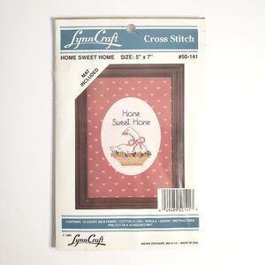 Lynn Craft Counted Cross Stitch Kit Home Sweet Home Goose Mat #50-141
